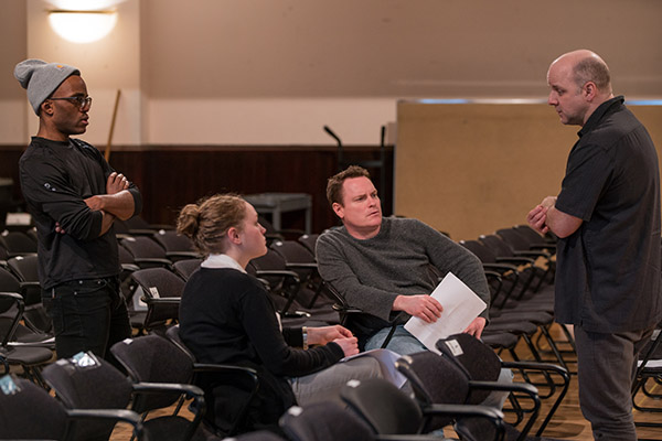 Travis Turner, Caroline Neff, Danny McCarthy and director Dexter Bullard