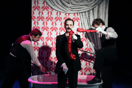 Tug of War, Matt Holzfeind, Stuart Ritter, & Scott Cupper as Doctor Crippen
