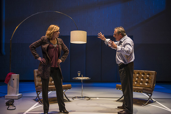 Mary Beth Fisher and ensemble member Tom Irwin