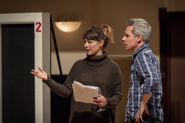 Beth Lacke and director Bruce Norris