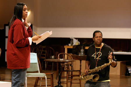 Ensemble members Ora Jones and James Vincent Meredith