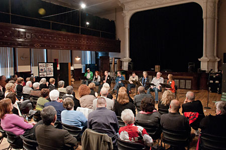 Steppenwolf donors watching the artistic presentation