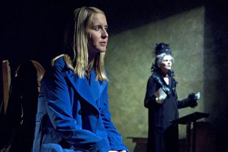 Polly Noonan and ensemble member Molly Regan