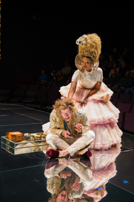 Ensemble members Tim Hopper and Alana Arenas