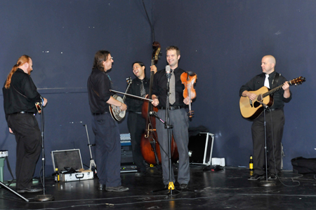 The band Sex Fist on stage
