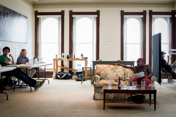 The rehearsal room for <i>The Gospel of Franklin</i>