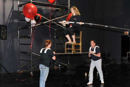 Tony Hernandez, Lijana Wallenda-Hernandez and Associate Artistic Director David New