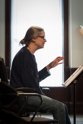 Director and ensemble member Amy Morton
