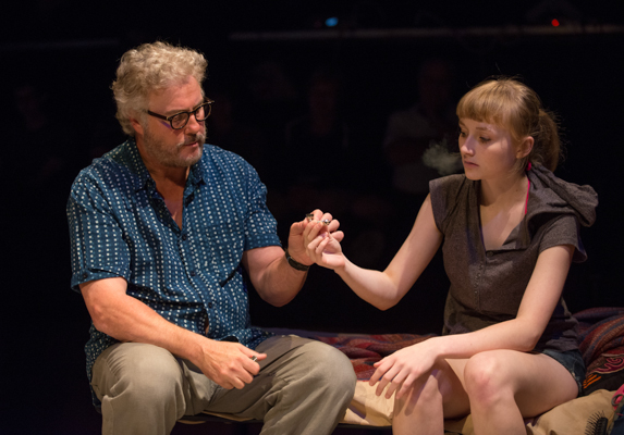 Ensemble member William Petersen and Rae Gray