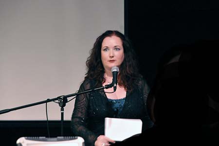 Josephine Craven, an Irish storyteller from County Offaly and founder of Innisfree Irish Arts