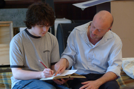 Mark Buenning and ensemble member Yasen Peyankov