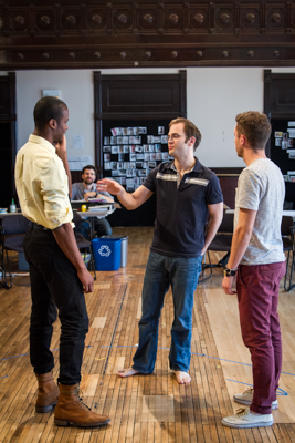 Sean Parris, director John DiResta and Andrew Goetten