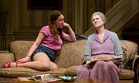 Allison Torem and ensemble member Molly Regan