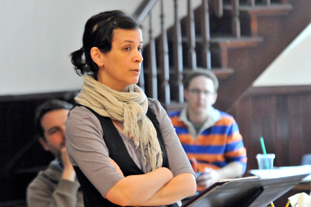 Ensemble member Anna D. Shapiro, director of Up