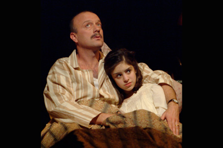 ensemble member Yasen Peyankov and Claire Elizabeth Saxe