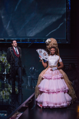 Ariel Shafir and ensemble member Alana Arenas