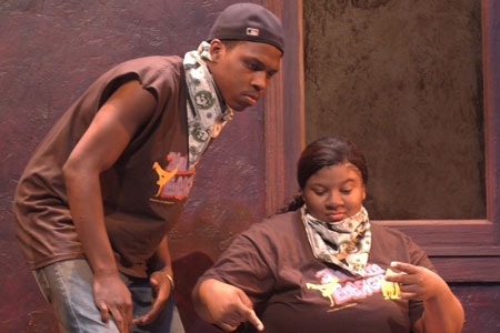 Kuumba Lynx performs in the Downstairs theatre as a part of the Traffic series in 2008.