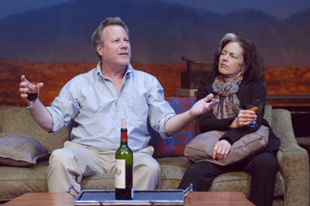 John Heard and ensemble member Martha Lavey