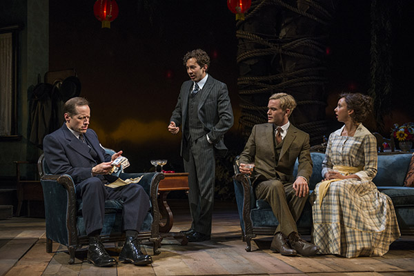 Ensemble member Tim Hopper, Aaron Himelstein, Casey Thomas Brown and Brittany Uomoleale