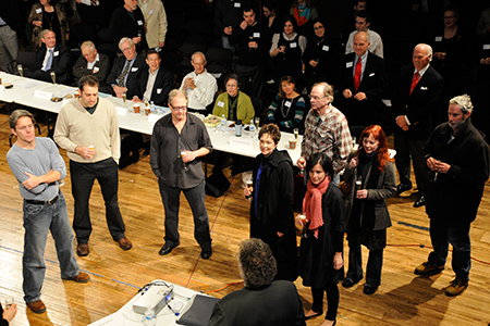 Cast of August: Osage County with Board of Directors and staff