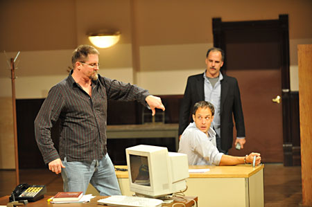 Tom Hickey, Timothy Edward Kane and fight Choreographer Jeffrey Baumgartner