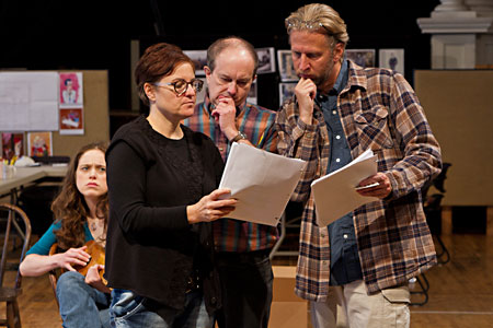 Jessica Honor Carleton, director Hallie Gordon,ensemble member Alan Wilder and Robert Schleifer 