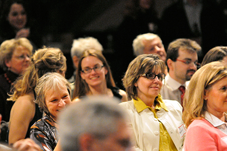 Guests enjoy a reading of The Tempest
