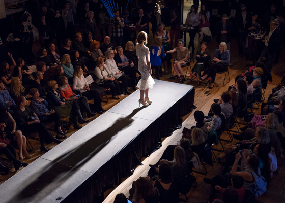 Elena Bobysheva’s dress on the runway at the EXPLORE: The World of <i>Marie Antoinette</i>