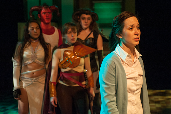 Katherine Banks as Agnes with Rinska Carrasco-Prestinary, Morgan Maher, Jessica London-Shields and Sara Sawicki