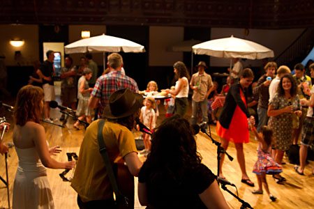 Music, dancing and umbrellas at Explore: Middletown