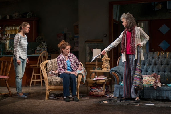 Zoe Perry, Deirdre O'Connell and ensemble member Martha Lavey