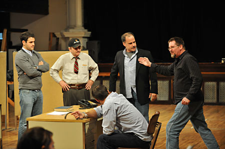 Tom Hickey, Timothy Edward Kane, Brian King, Will Zahrn and Fight Choreographer Jeffrey Baumgartner