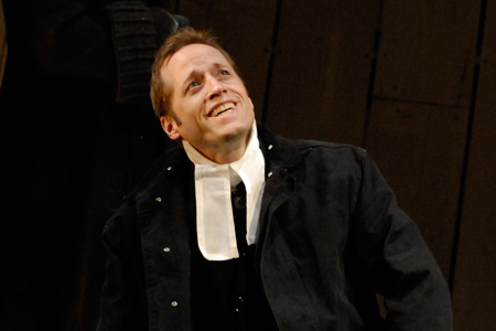 ensemble member Tim Hopper as Reverend Hale