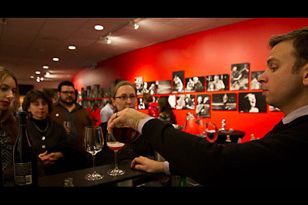 The bar at the Second Story Wine Series