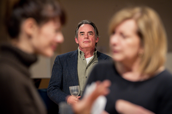 Beth Lacke, ensemble member Tom Irwin and Mary Beth Fisher