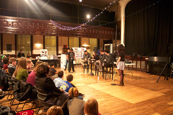 An artistic discussion with the full cast of <em>Leveling Up</em>.