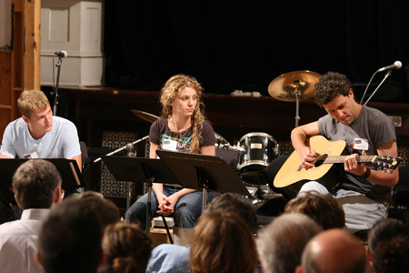 Actors Brad Bukauskas, Rani Waterman and Madison Dirks