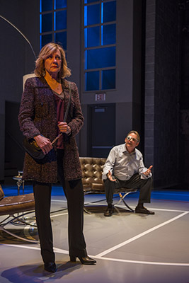 Mary Beth Fisher and ensemble member Tom Irwin