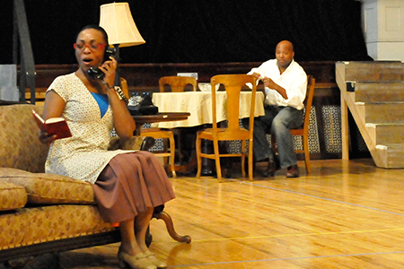 Shanésia Davis and James T. Alfred