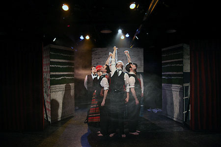 A Hung Jury! Stuart Ritter, Matt Holzfeind, & Scott Cupper as Doctor Crippen