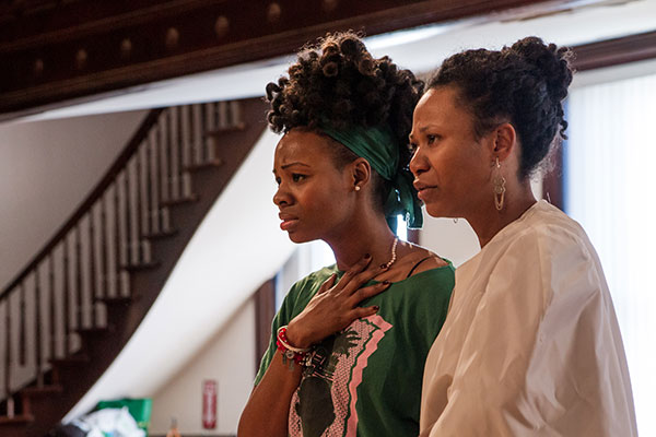 Tamberla Perry and ensemble member Alana Arenas