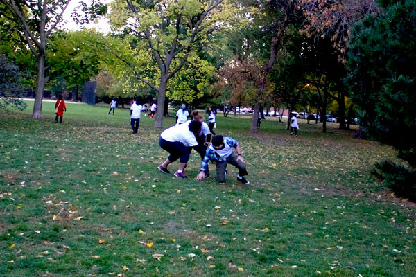 <em>Lord of the Flies</em> Capture the Flag in action.