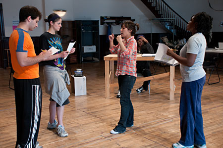 John Stokvis, Anne Sonneville, Director Jess Mcleod and Mildred Marie Langford